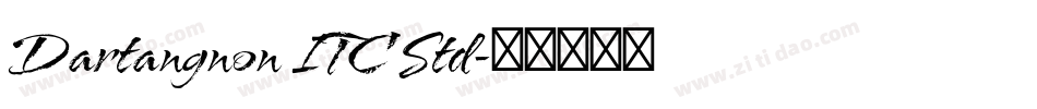 Dartangnon ITC Std字体转换